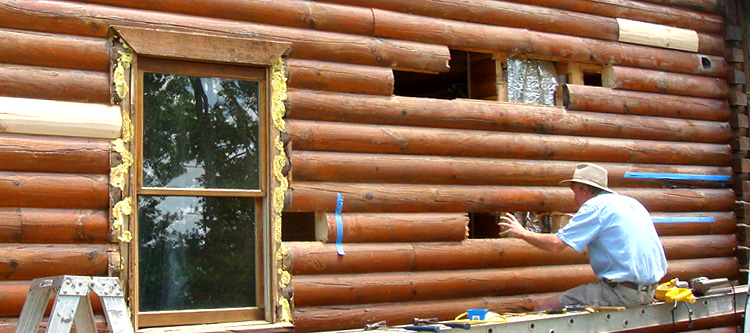 Log Home Repair Advance,  North Carolina